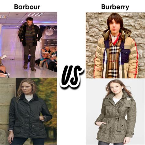 Burberry vs Barbour coat